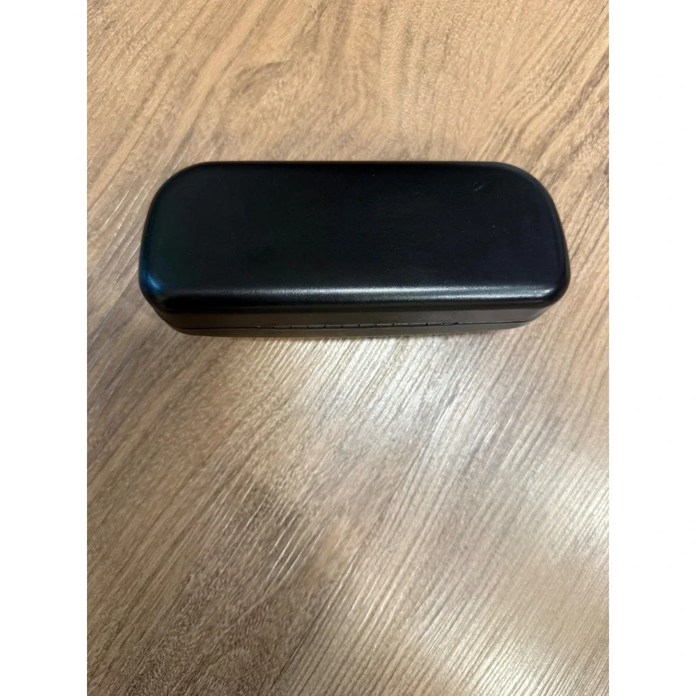 Coach New York Black Hard Sunglasses Eyeglasses Case with Cleaning Cloth